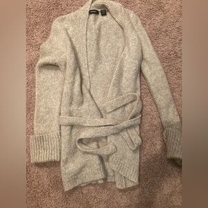 Express Light Gray Women's Cardigan